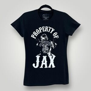 Sons Of Anarchy Shirt Girls‎ Teen XL Black Property Of Jax Graphic Tee TV Show